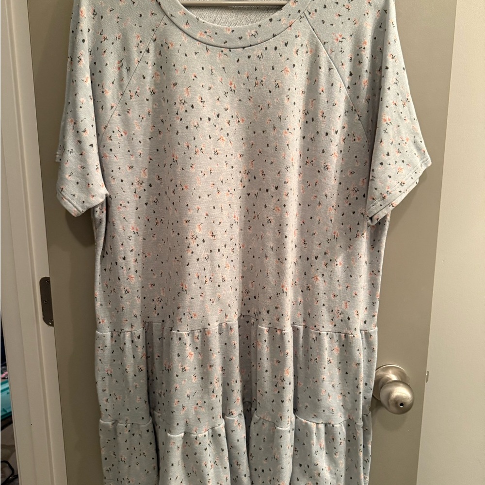 Light Gray Patterned Tunic